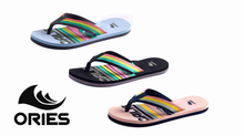 AH-9E128 Zapatillas antideslizantes para caminar en la playa con correa Rainbow V de moda