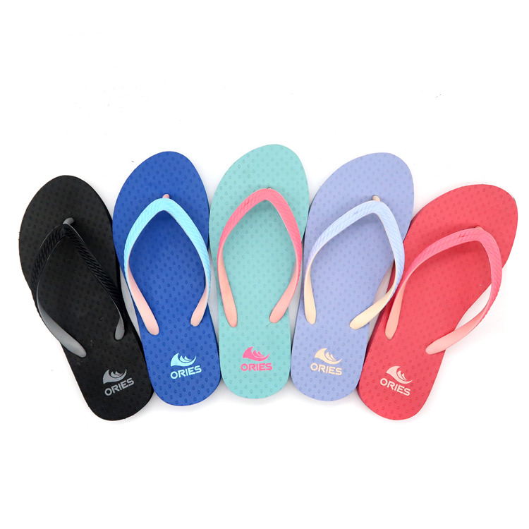 AH-9P061 Chanclas de PE con correa en V cómodas opcionales multicolores con estilo para mujer