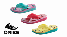 AH-9P094 Ories Lovely PE Flip Flops Zapatillas de verano para niños de tacón alto