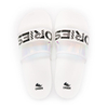 AH-9E116 Laser Reflection Customize Logo Sandalias de diapositivas para mujer