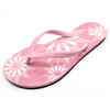 AH-9P058 Impression géométrique confortable V Strap PE tongs pour femmes