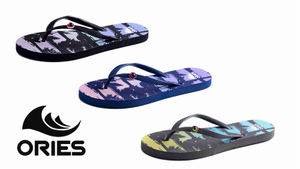 AH-9P109 Chanclas impermeables de verano de playa de impresión de moda