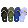 AH-9P053 Imprimé Plage Personnalisée Casual Tongs D'été Hawaii