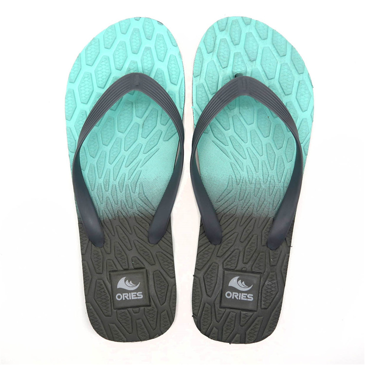 Zapatillas de playa de PE con plantilla de masaje gradiente de moda AH-20PSM003