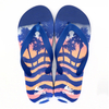 AH-9P038 Diseño de impresión de paisaje tropical Venta al por mayor V Correa PE Zapatillas de playa