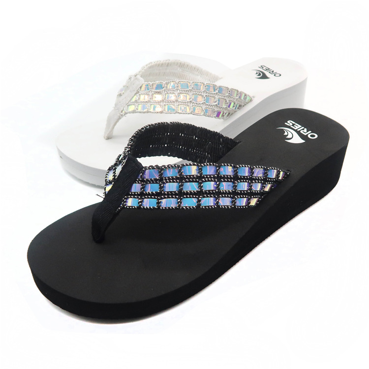 AH-9E009 Large V Strap Platform Antidérapant V Strap Women EVA Flip-Flops
