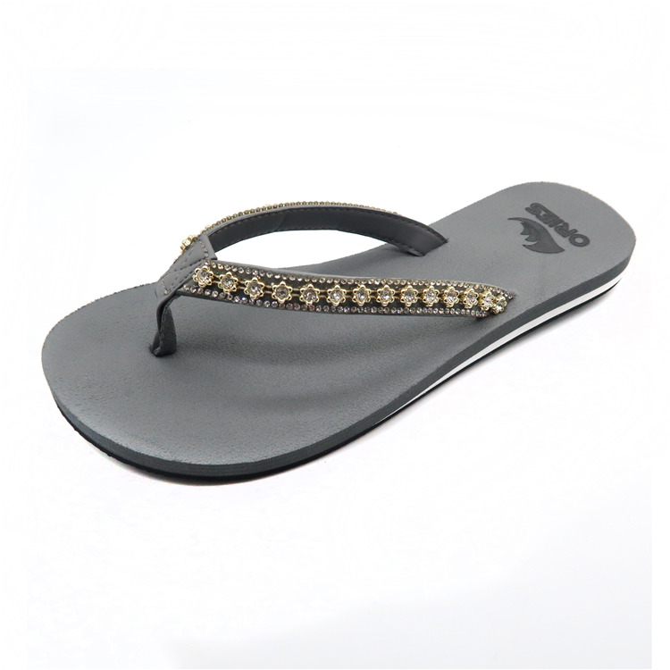 AH-9E005 Vente Chaude Anti-dérapant V Strap Femmes EVA Flip-Flops