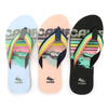 AH-9E128 arc-en-ciel nouveau design antidérapant plage colorée EVA Flip Flop