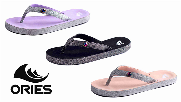 AH-9E140 Style simple de haute qualité femmes Eva tongs en mousse
