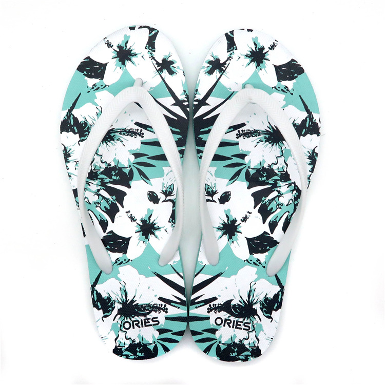 Zapatillas de playa de PE con estampado multicolor AH-9P055 para mujer