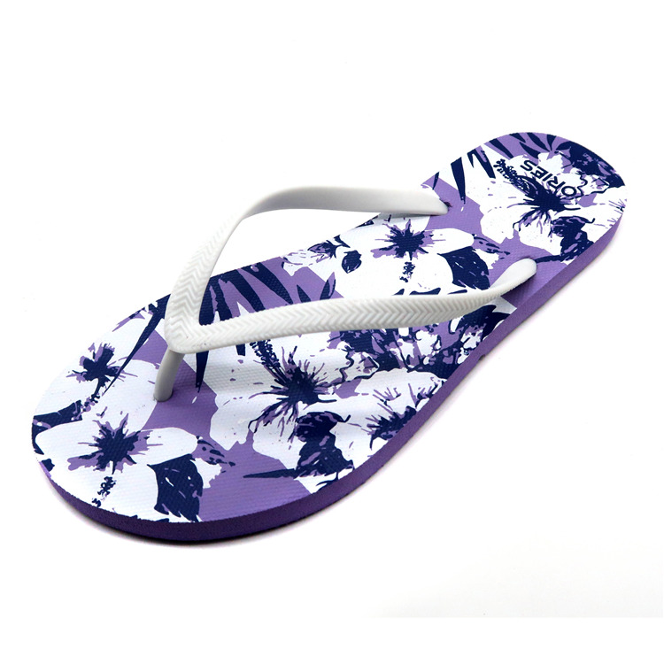 Zapatillas de playa de PE con estampado multicolor AH-9P055 para mujer