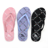 Chanclas duraderas de verano con estampado de cuadrícula AH-9P085 para mujer