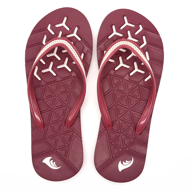 AH-20P009 Chanclas para niñas con suela antideslizante con diseño de patrón de moda
