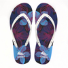 AH-20P007 motif de fleurs colorées femmes été plage pantoufles sandales décontractées
