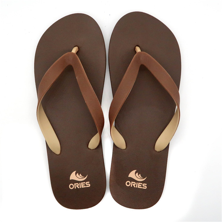 AH-9P059 Chanclas de PE cómodas con correa en V de color sólido para mujer