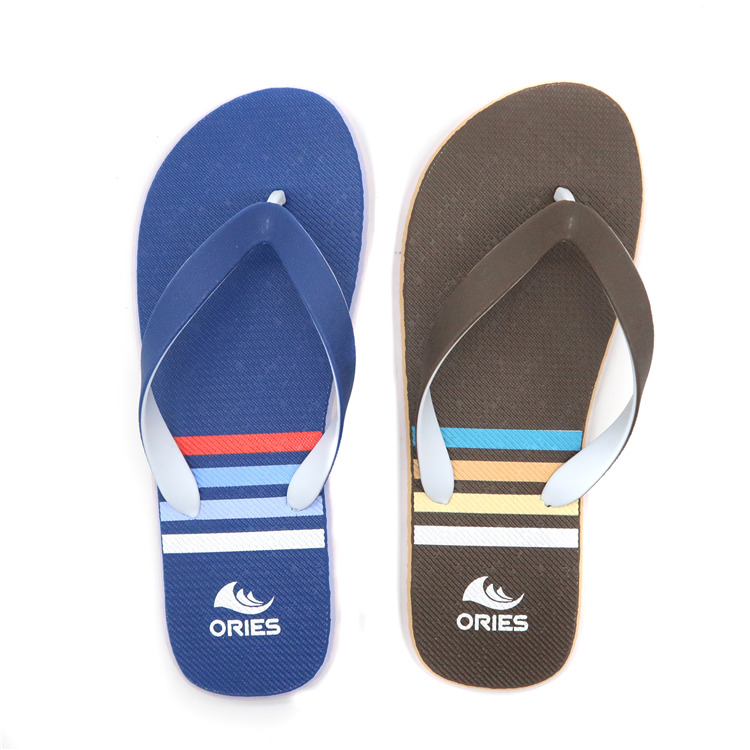 AH-9P046 Zapatillas de playa de PE de correa en V al por mayor de diseño simple