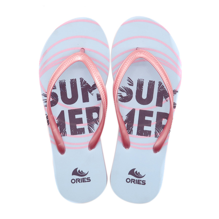 Zapatillas de playa antideslizantes con estampado de letras AH-9E130