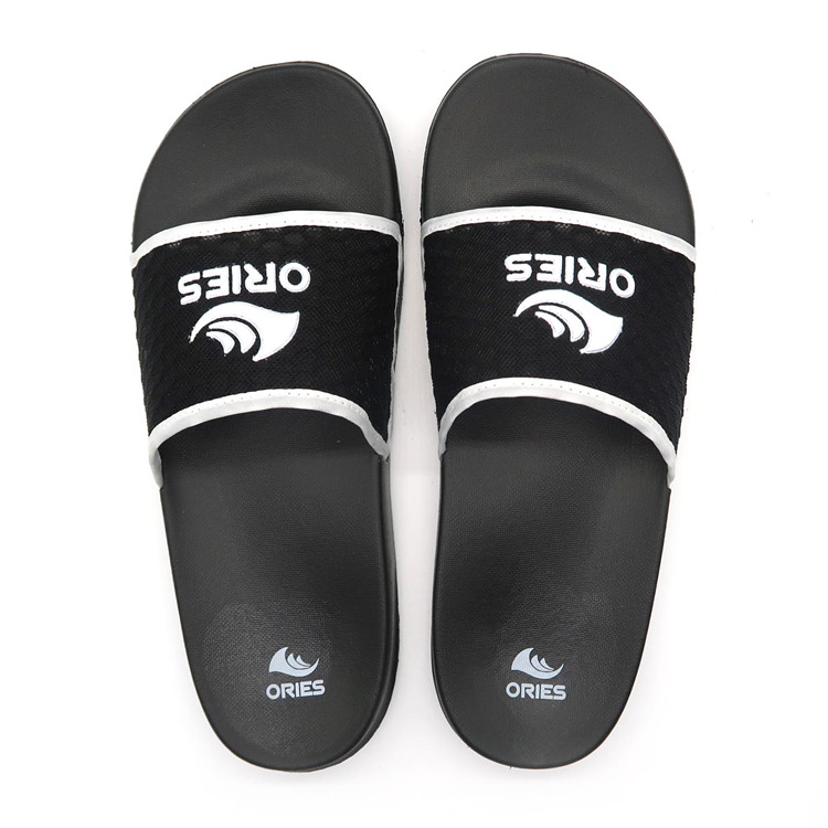 AH-9E098 Sandales à glissière pour femmes avec logo personnalisé de haute qualité