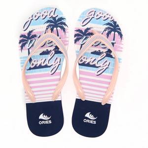 AH-20E004 Flip Flop de plage d'été écologique pour les femmes