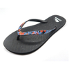 AH-9P043 Zapatillas de playa de PE con suela en V y correa estampada de color sólido para mujer