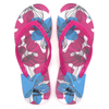 AH-20P007 motif de fleurs colorées femmes été plage pantoufles sandales décontractées