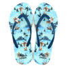 AH-9P070 à la mode paysage tropical impression femmes V sangle PE tongs