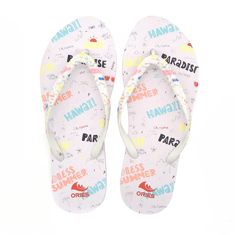 AH-20P008 Hawaii Style Women Summer Beach Sandalias casuales Zapatillas