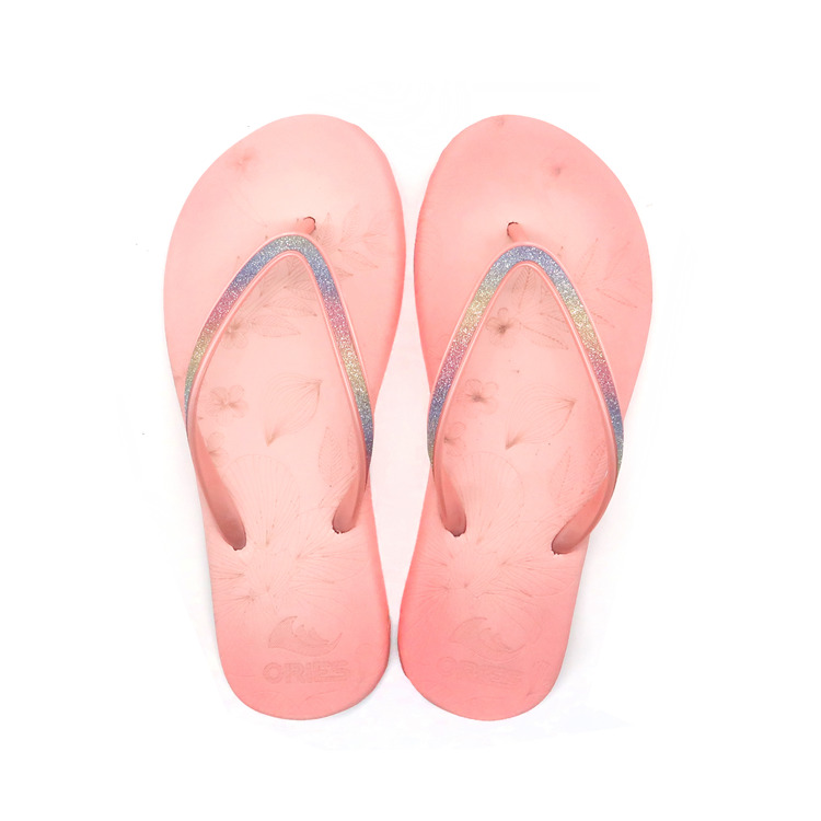 AH-9E003 couleur unie de haute qualité anti-dérapante femmes plage tongs