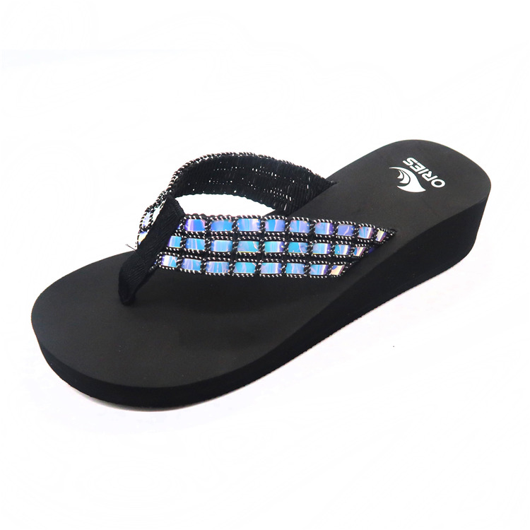 AH-9E009 Large V Strap Platform Antidérapant V Strap Women EVA Flip-Flops