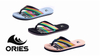 AH-9E128 arc-en-ciel nouveau design antidérapant plage colorée EVA Flip Flop