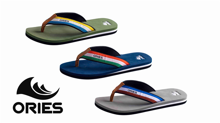 Chanclas de playa de EVA para hombre superior de PVC respirable colorido AH-9E125