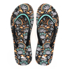 AH-20P005 motif floral coloré femmes été plage sandale décontractée pantoufles tongs