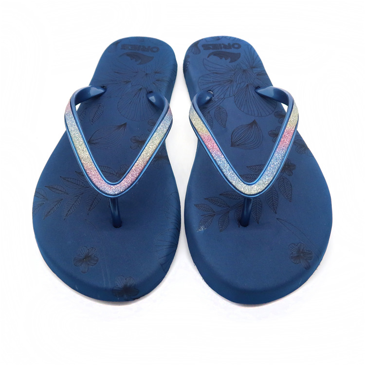 AH-9E003 couleur unie de haute qualité anti-dérapante femmes plage tongs