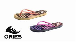 AH-8P031 Venta al por mayor de hojas de palma personalizadas que imprimen chanclas impermeables