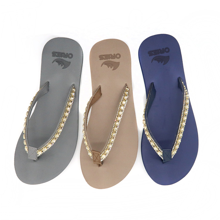 AH-9E005 Vente Chaude Anti-dérapant V Strap Femmes EVA Flip-Flops