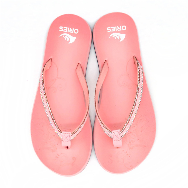 AH-9E008 Venta caliente Hermoso color antideslizante Correa en V Mujeres EVA Flip-Flops