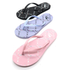 Chanclas duraderas de verano con estampado de cuadrícula AH-9P085 para mujer