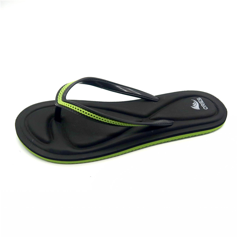 Chanclas antideslizantes de playa de verano con diseño de patrón de moda AH-20E002 para mujeres
