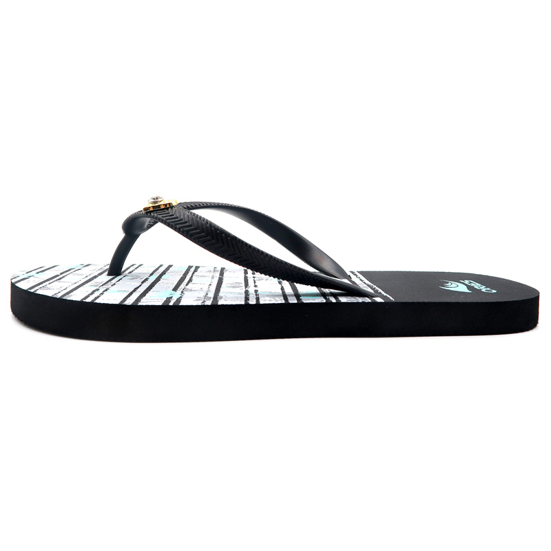 AH-9P073 Diseño floral Mujer Verano Playa Sandalia Casual Zapatillas Chanclas