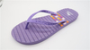 AH-9P103 Zapatillas planas de rayas fáciles de limpiar PE Chanclas cómodas para mujer