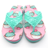 AH-9P094 Ories Lovely PE Flip Flops Zapatillas de verano para niños de tacón alto