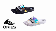 AH-9E116 Laser Reflection Personnaliser Logo Sandales pour femmes