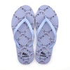 Chanclas duraderas de verano con estampado de cuadrícula AH-9P085 para mujer