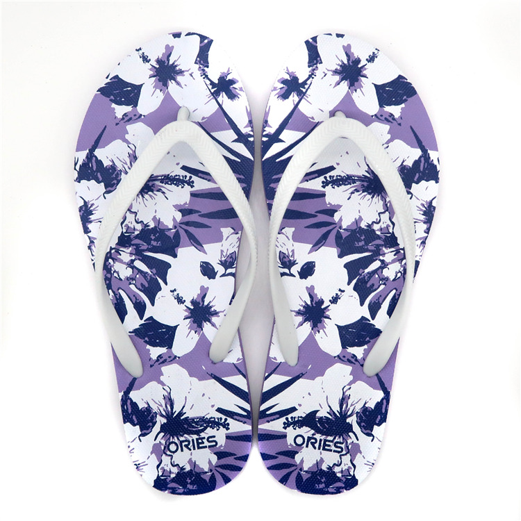 Zapatillas de playa de PE con estampado multicolor AH-9P055 para mujer