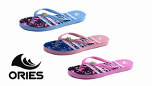 AH-9P098 paysage de plage imprimant des tongs à la mode d'été de filles de PE