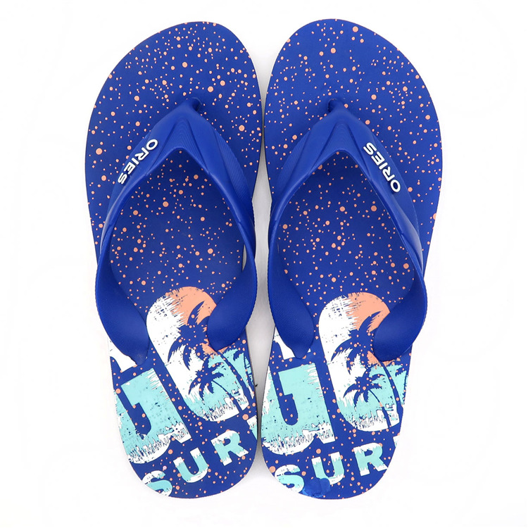AH-9E117 Cocotier Semelle D'impression En Gros Femmes EVA Flip-Flops