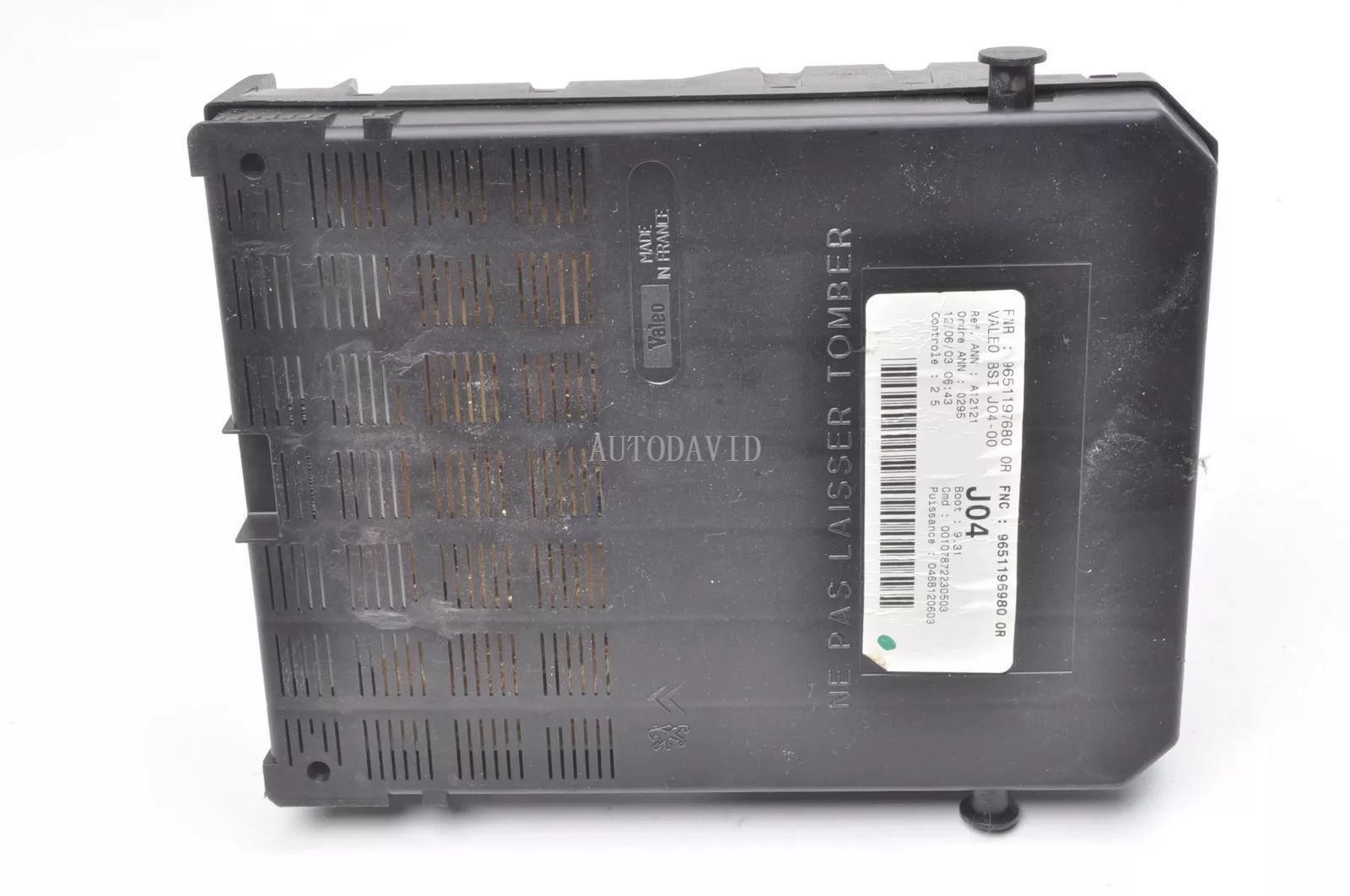 صندوق فيوز المحرك BSM الجمعية لبيجو 307 2.0/16 فولت OEM: 9651197680 9651196980 HS01-042-010