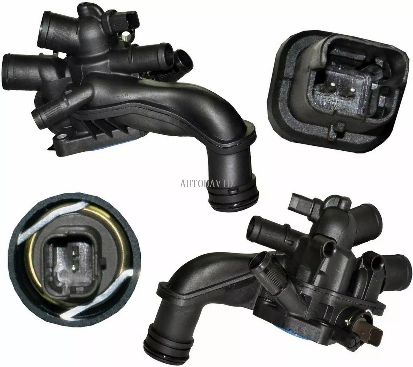 نظام التبريد مجموعة ترموستات شفة المياه لبيجو 208 308 3008 1.4 VTi، سيتروين C4/5، DS3/4 OEM: 9810916980 1336Z6 11537534521 HS02-021-001 