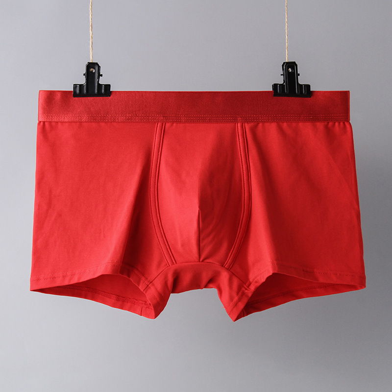 Manufactroy OEM ODM High Quality Custom Men's briefs plain cotton boxer Underwear Stylish Printed Underwear For Cool Man