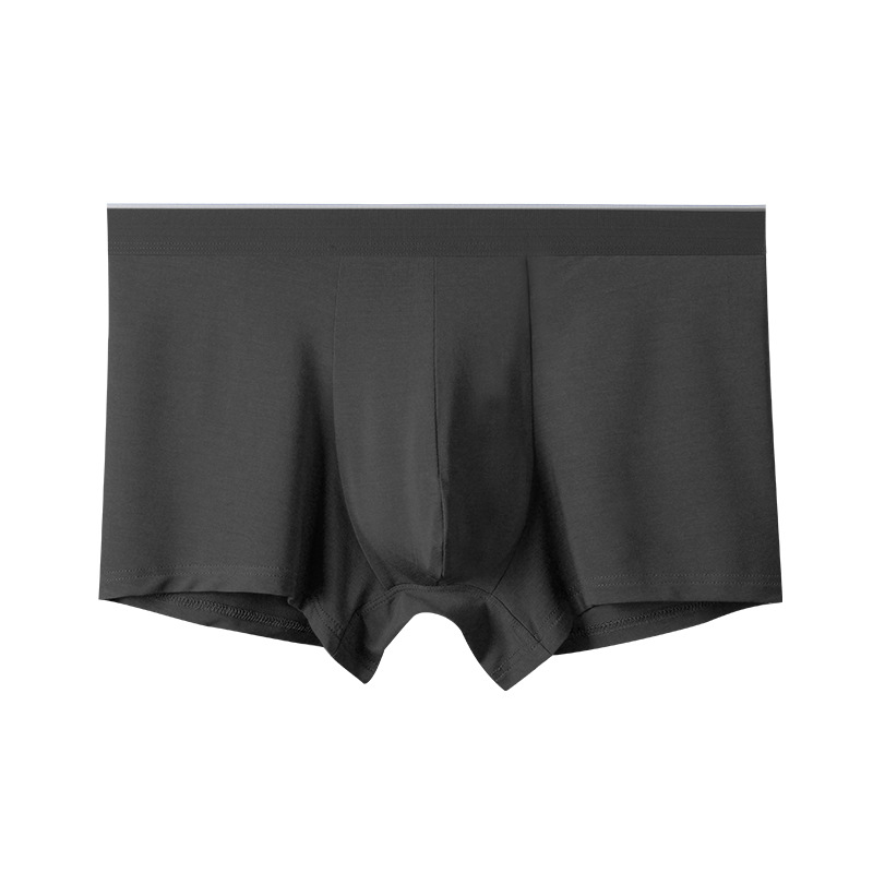 Manufactroy Hot Selling fabric 60s Seamless Boxers Briefs Mens Underwear Solid Color Modal Boxer Shorts Underpants For Man